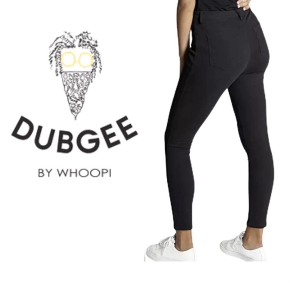 NWT Dubgee by Woopi black stretch pull on pants